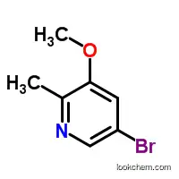 Molecular Structure of 1150617-80-3 (5-Bromo-3-methoxy-2-methylpyridine)